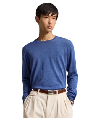 Men's Regular-Fit Lightweight Crewneck Sweater