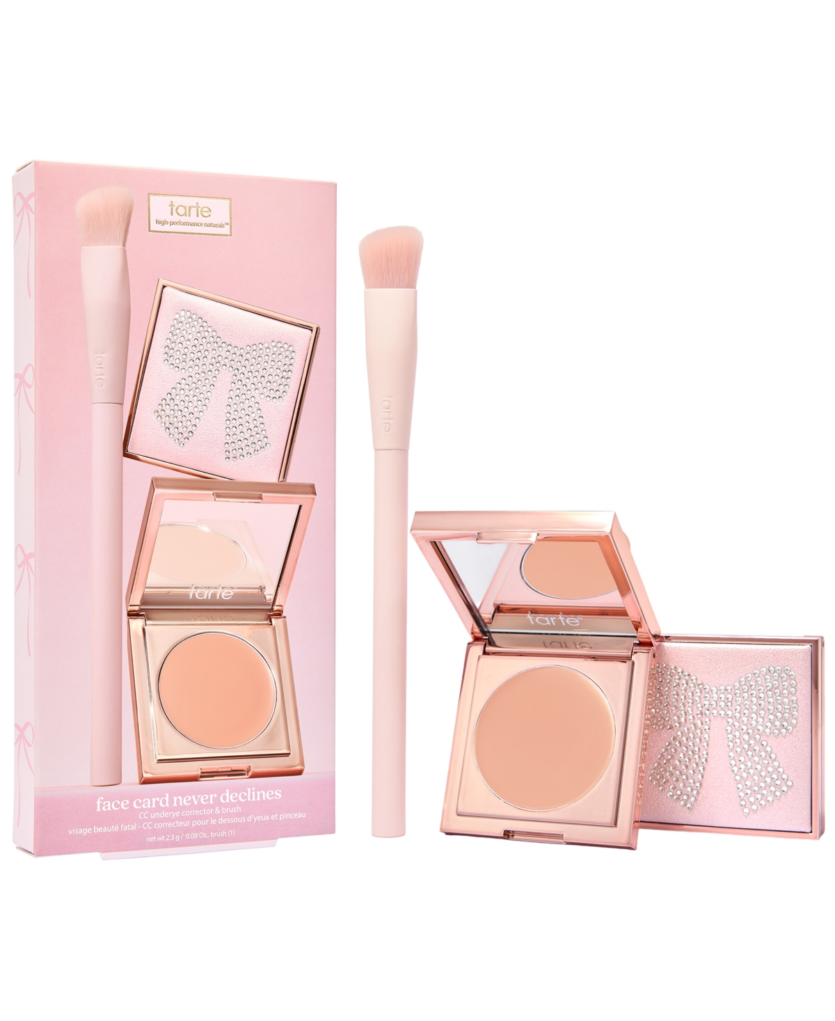 Tarte 2-Piece Face Card Never Declines Cc Undereye & Brush Set