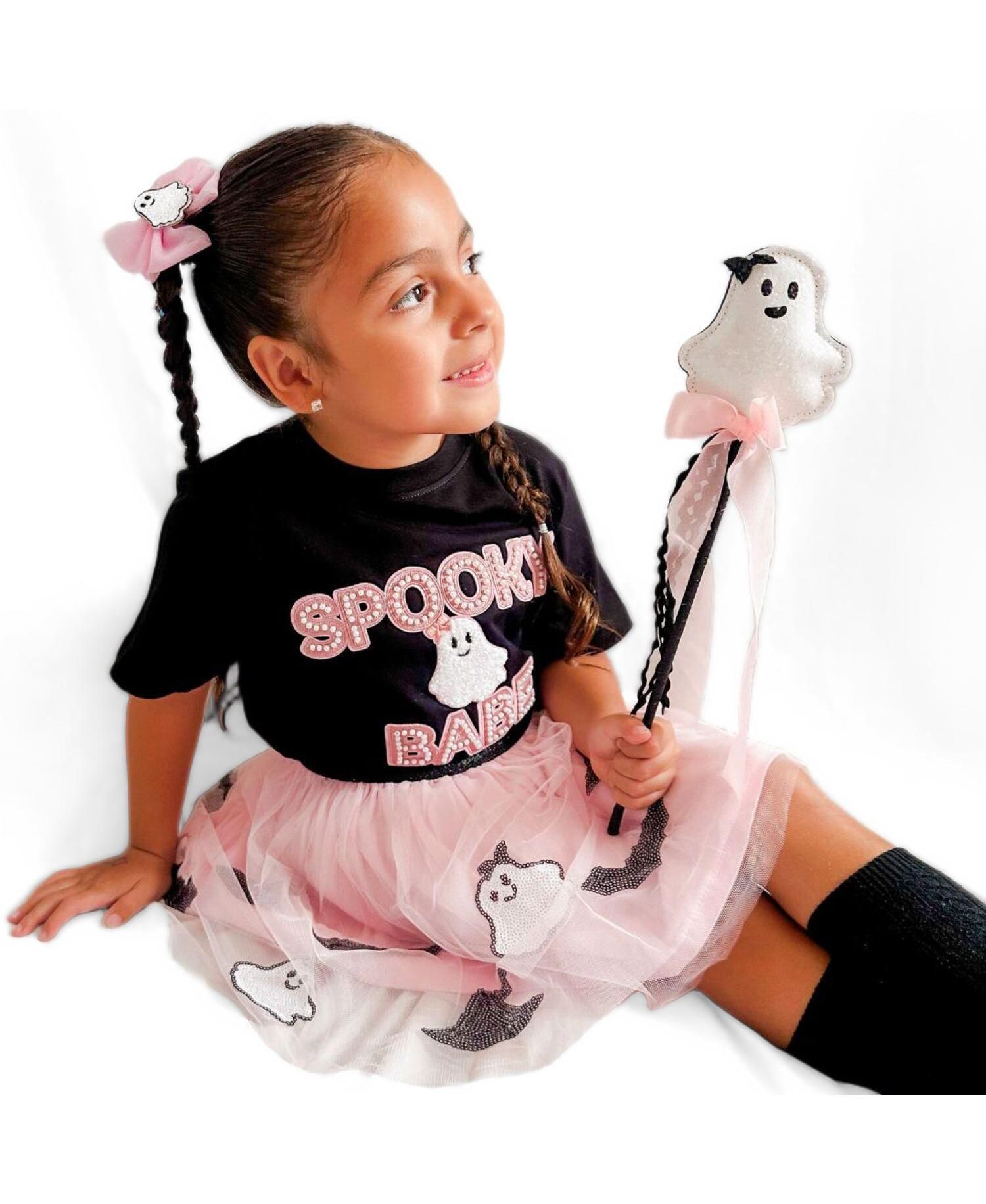 Girls' 4-16 Spooky Babe Graphic Halloween T-Shirt