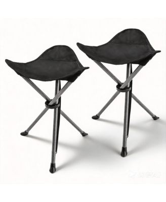 Camping Stools Tripod Folding Portable Outdoor 2 Pack