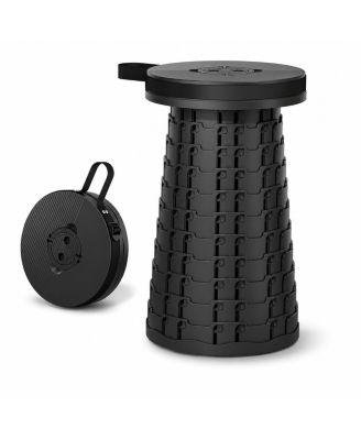 Telescoping Collapsible Stool Portable Folding Camping Fishing Travel