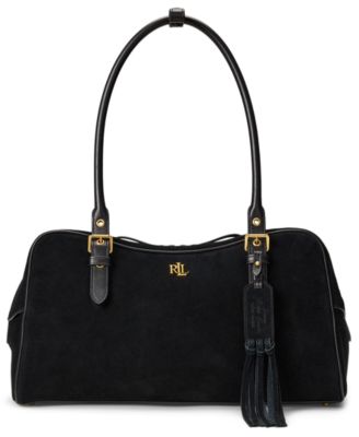 Marcy Suede Large Satchel Bag
