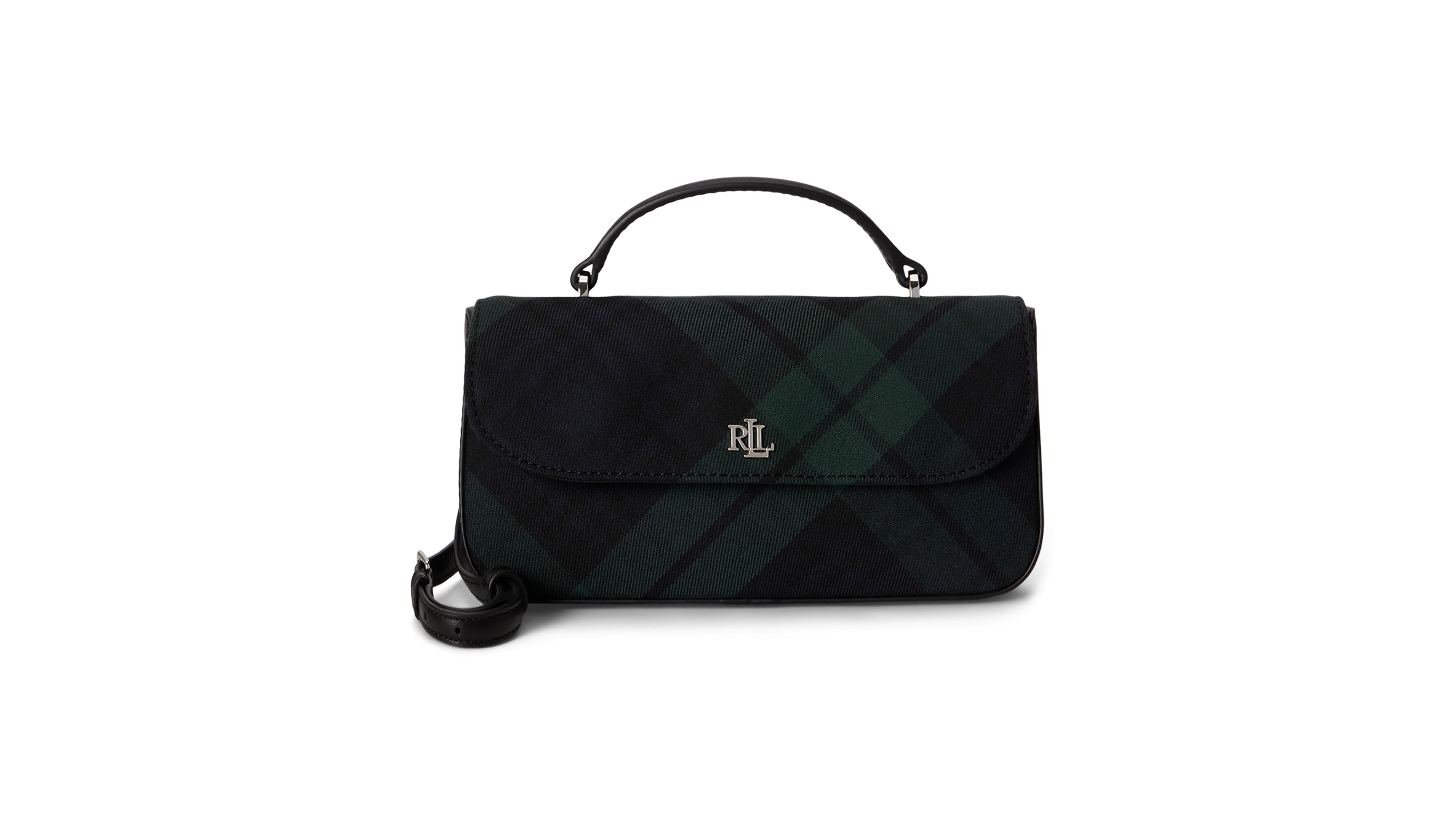 Lauren Ralph Lauren Yarn-Dyed Smooth Marcy Mini Crossbody Handbag