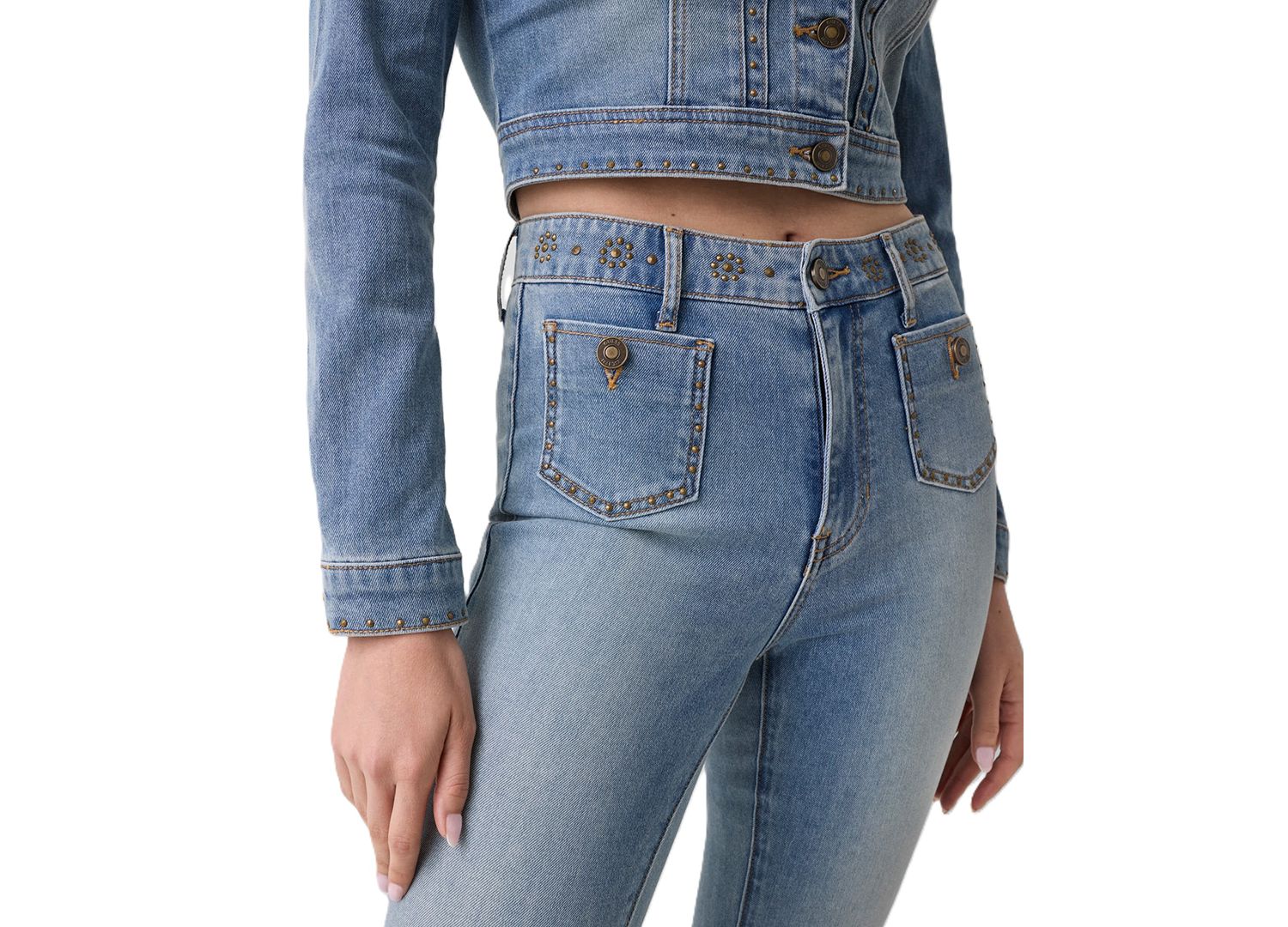 Women's Belle High-Rise Flare Stretch Jeans