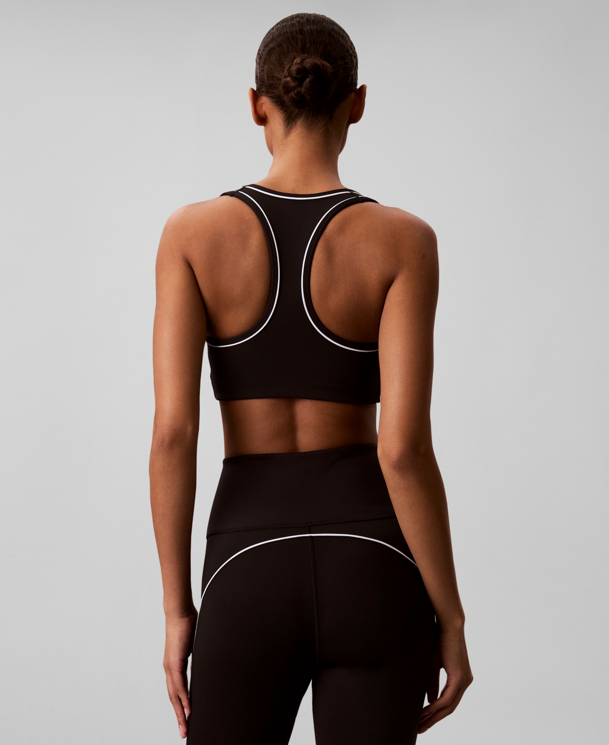 Calvin Klein Performance Regular Icon Sport Piping Racerback Bra, GWS6K349