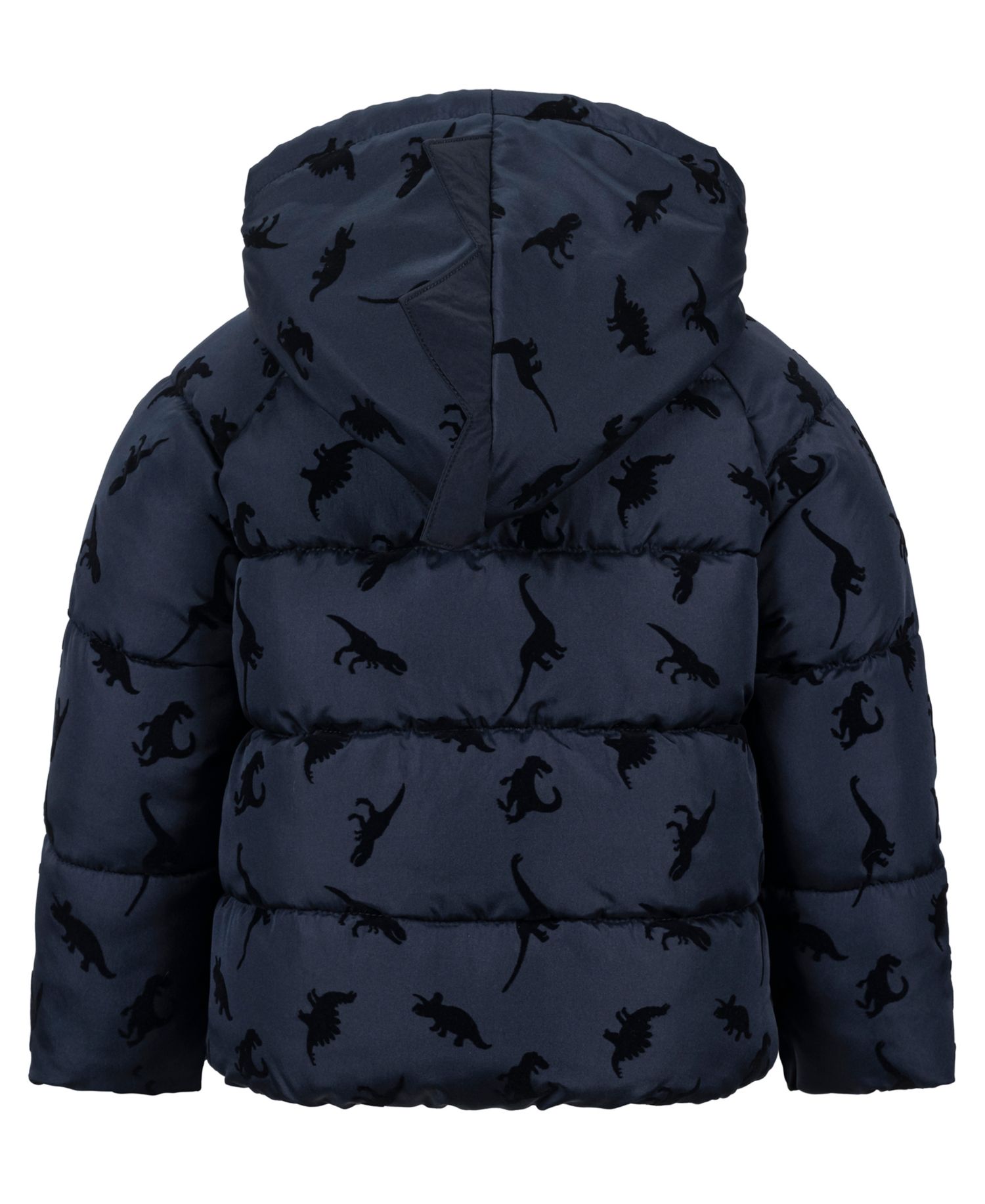 Baby Boys' Dinosaur Flocked Fleece-Lined Puffer Jacket