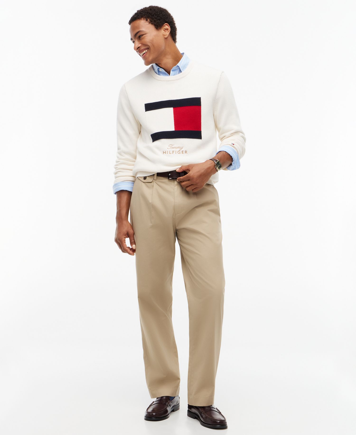 Men's American Icons Stretch Tapered-Fit Chinos