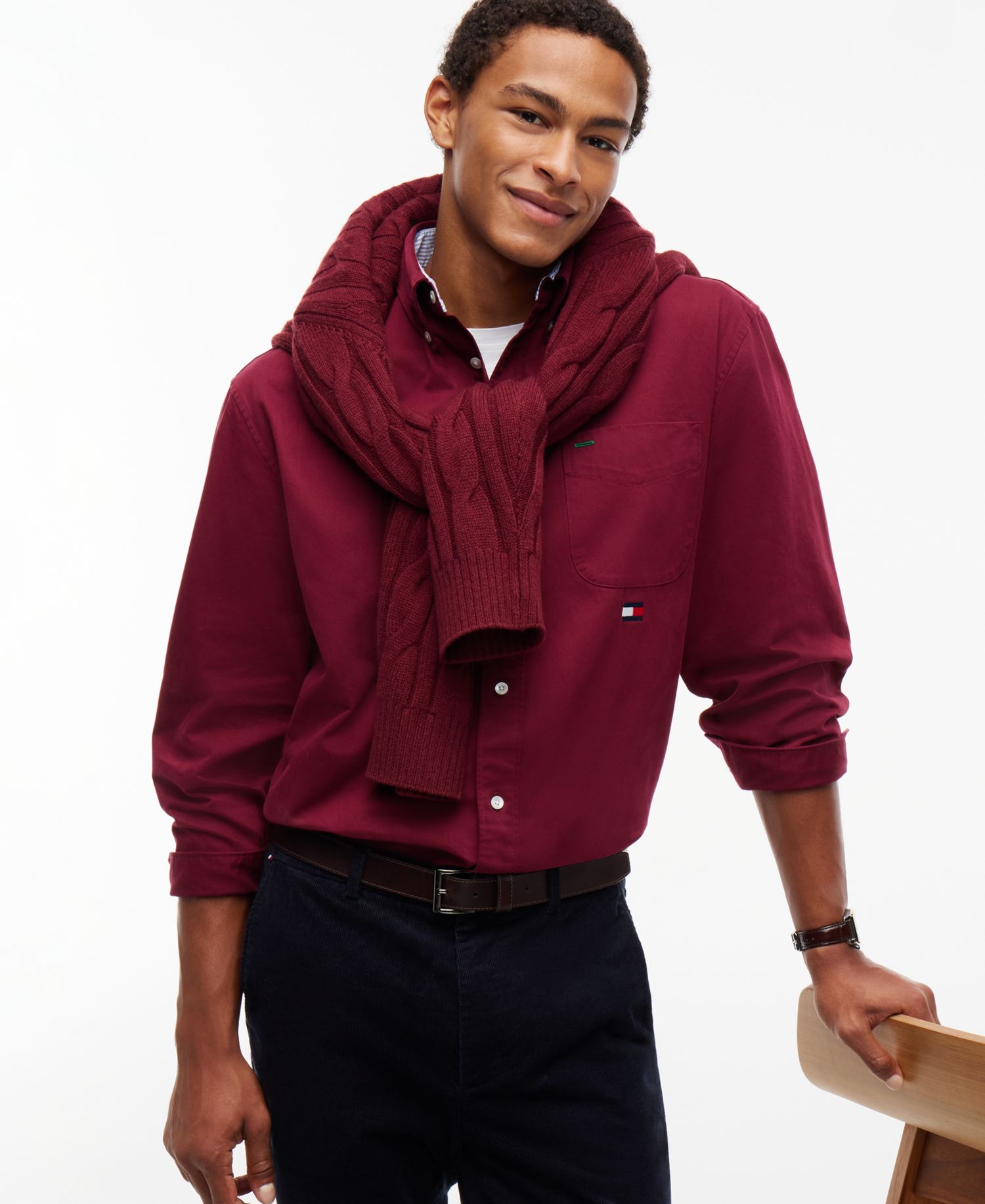 Men's American Icons Relaxed-Fit Twill Button-Down Shirt