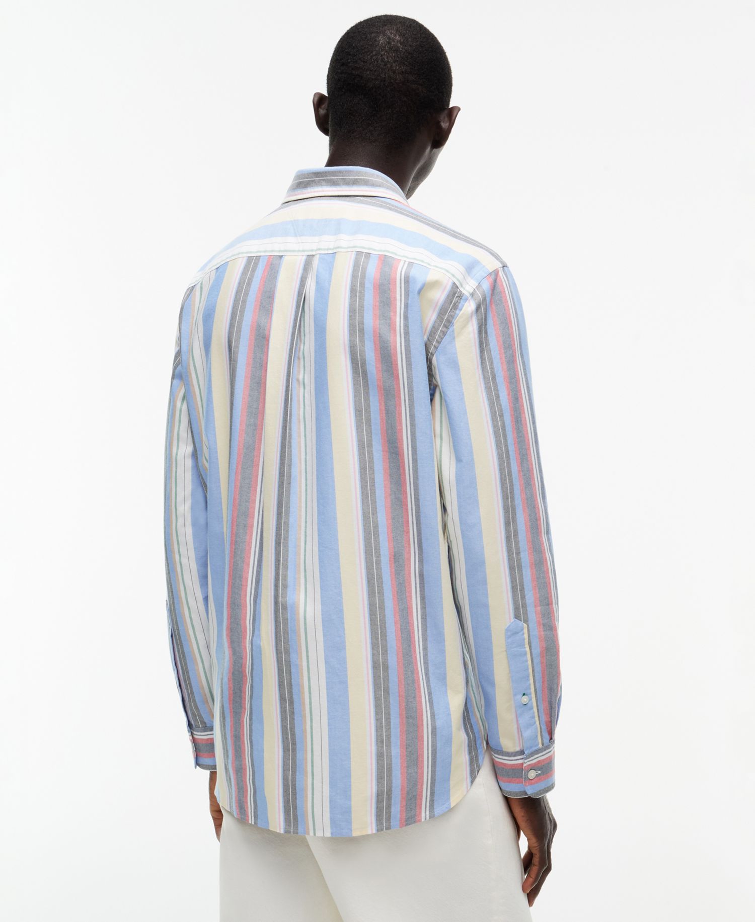 Men's Heritage Long-Sleeve Multistripe Regular-Fit Button-Down Shirt