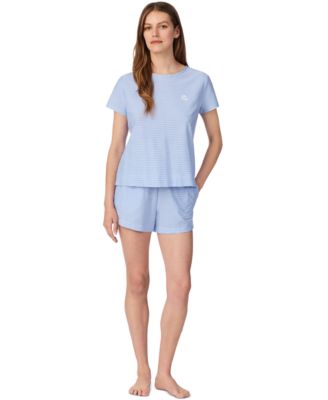 Women's 2-Piece Cotton Tee and Boxer Set