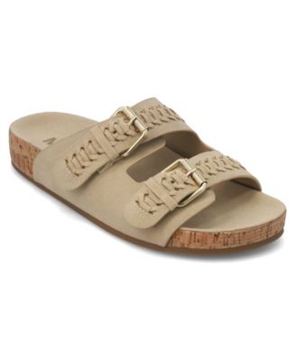Women's Madelynn Double Buckle Flat Sandals