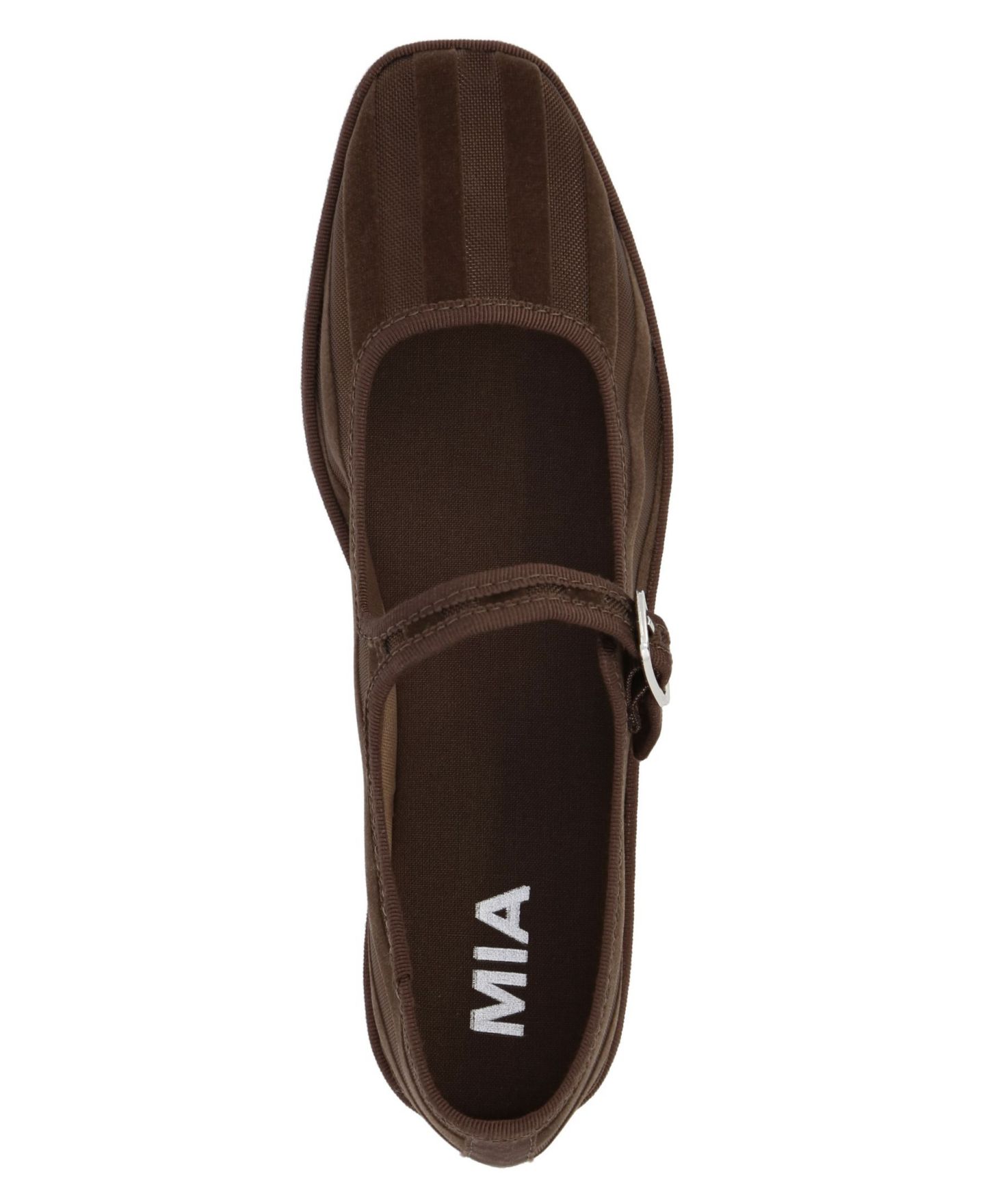 Женские балетки MIA Morocco Mesh Mary Jane Flats, цвет: Шоколадный — фото 4