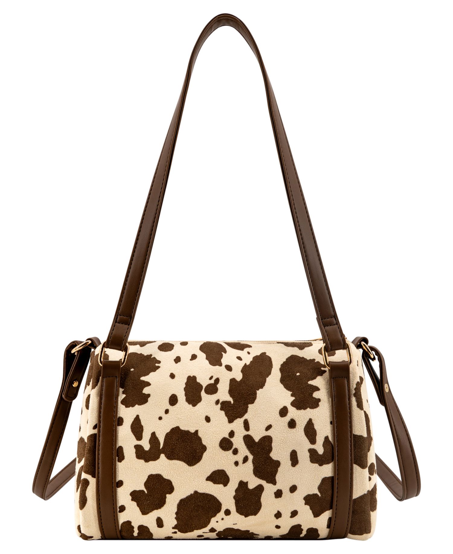 Soe Cow Print Small Crossbody Handbag