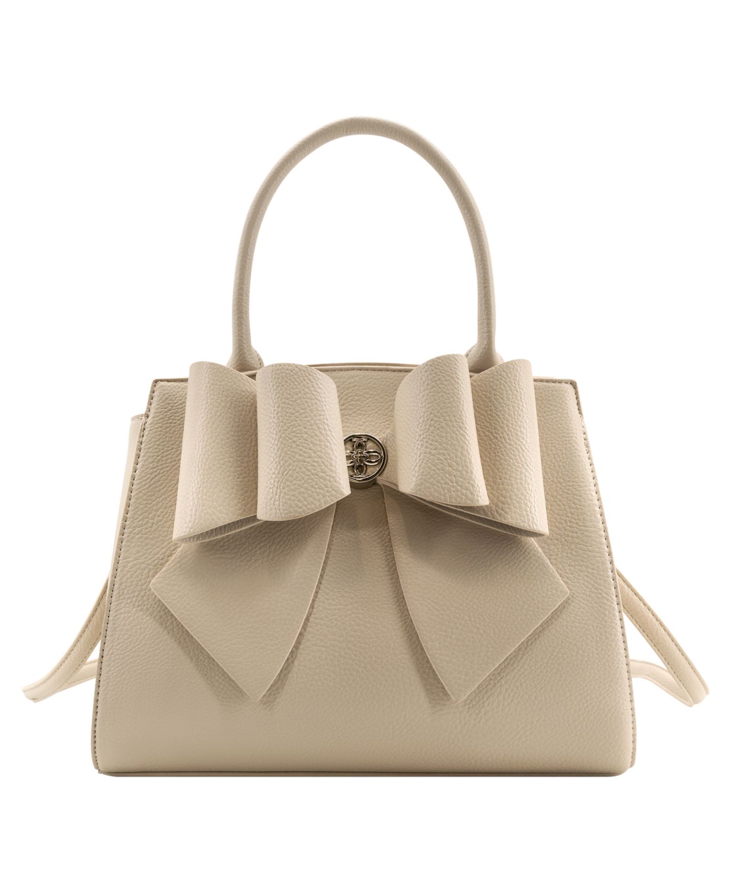Женская сумка LIKE DREAMS Grace Bowtie Top Handle Medium Satchel Handbag, цвет: Белый — фото 1