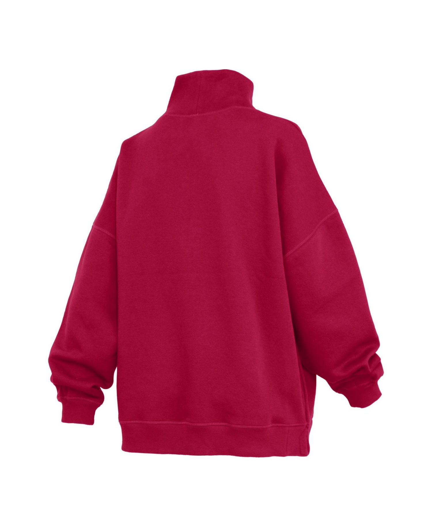 Women's Oklahoma Sooners Oversized Graphic Mock Neck Sweatshirt