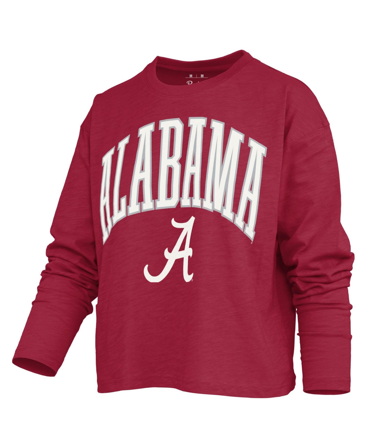 Women's Alabama Crimson Tide Motley Long Sleeve Boxy-Fit T-Shirt
