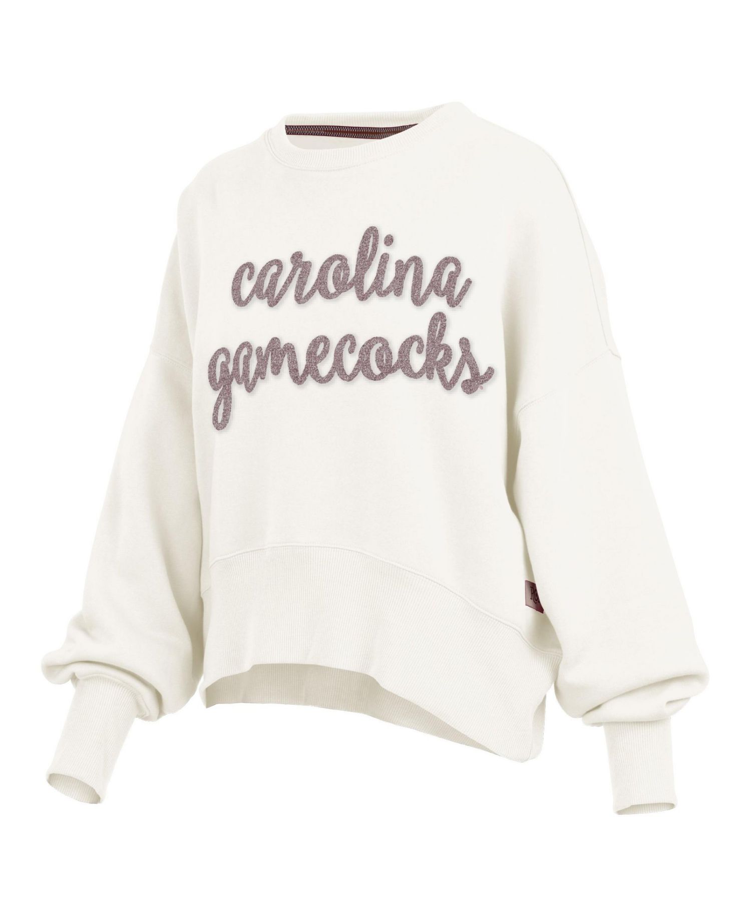 Women's South Carolina Gamecocks Chelsea Oversized Chenille Appliqu&eacute; Pullover Sweatshirt