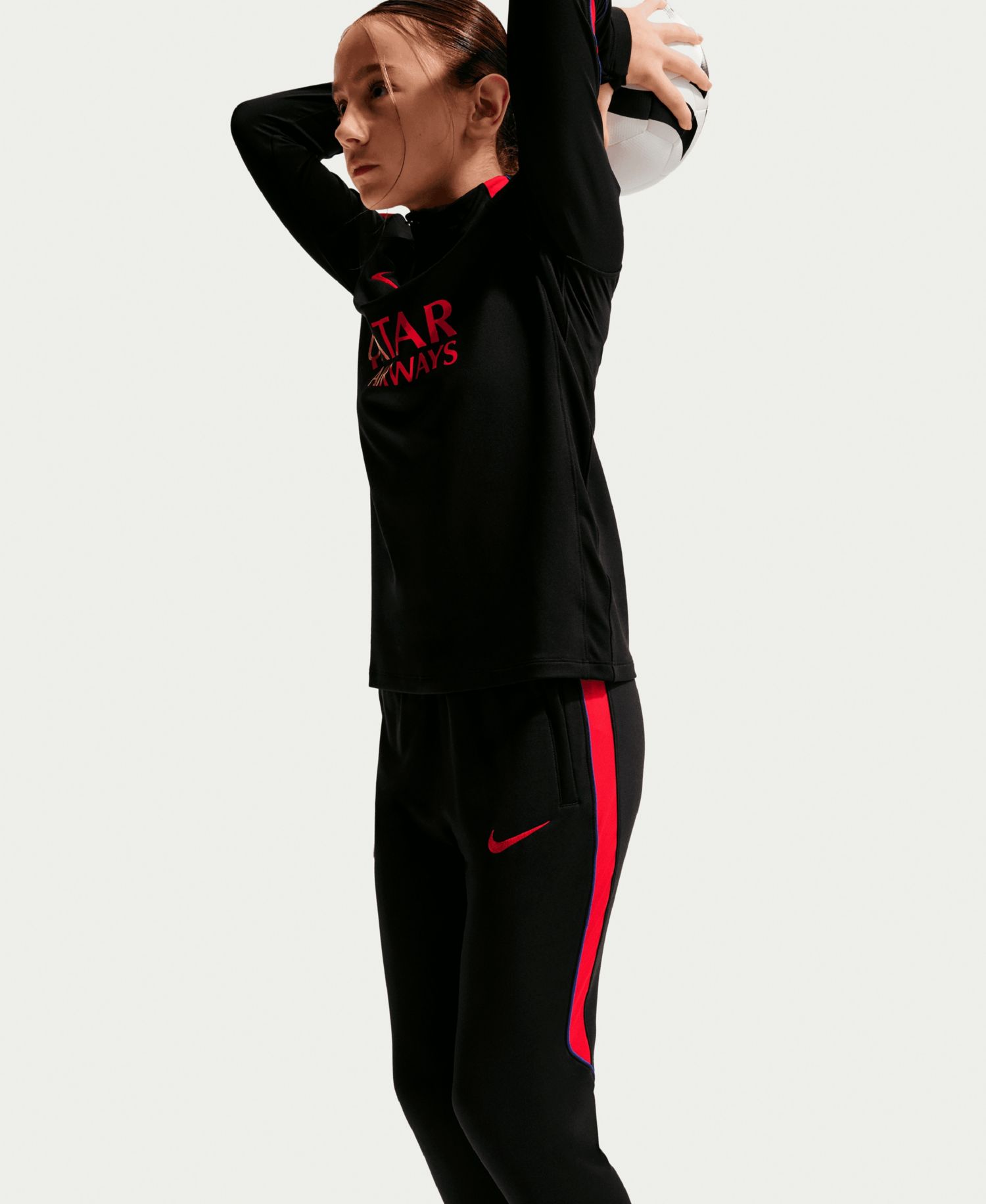 Boys' and Girls' Paris Saint-Germain Strike Pull-On Zip-Leg Pants