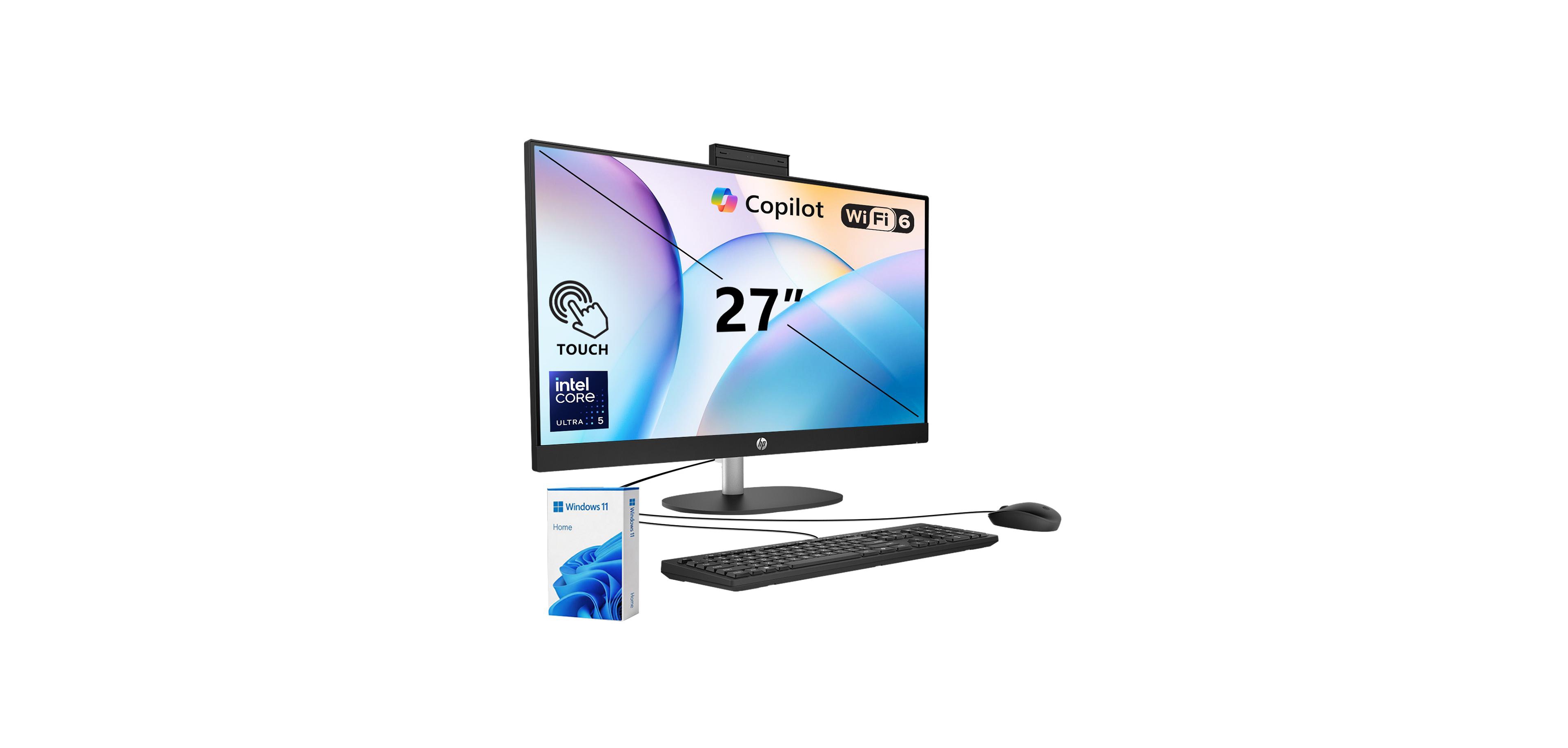 Hp Essential 27-cr2000t 27" Touchscreen All-in-One with Intel Core Ultra 5 225U