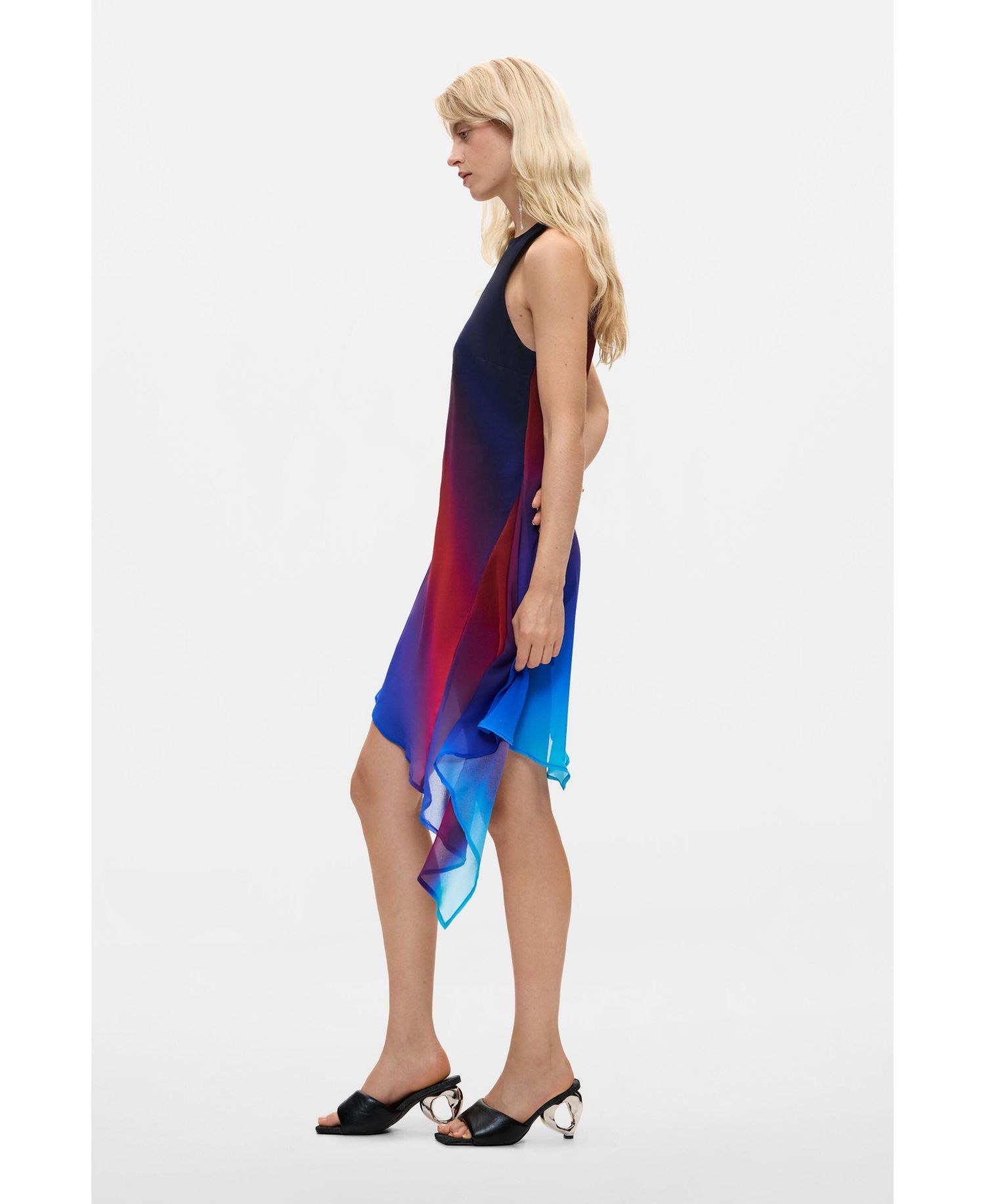 Women's Asymmetric tulle dress