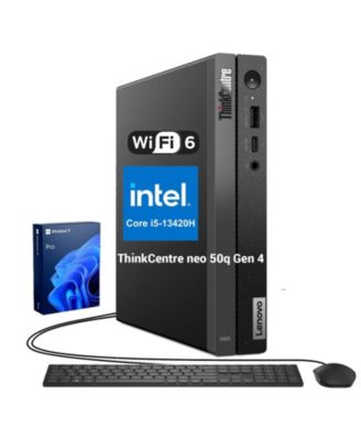 ThinkCentre neo 50q Gen 4 Mini Form Factor Desktop Computer