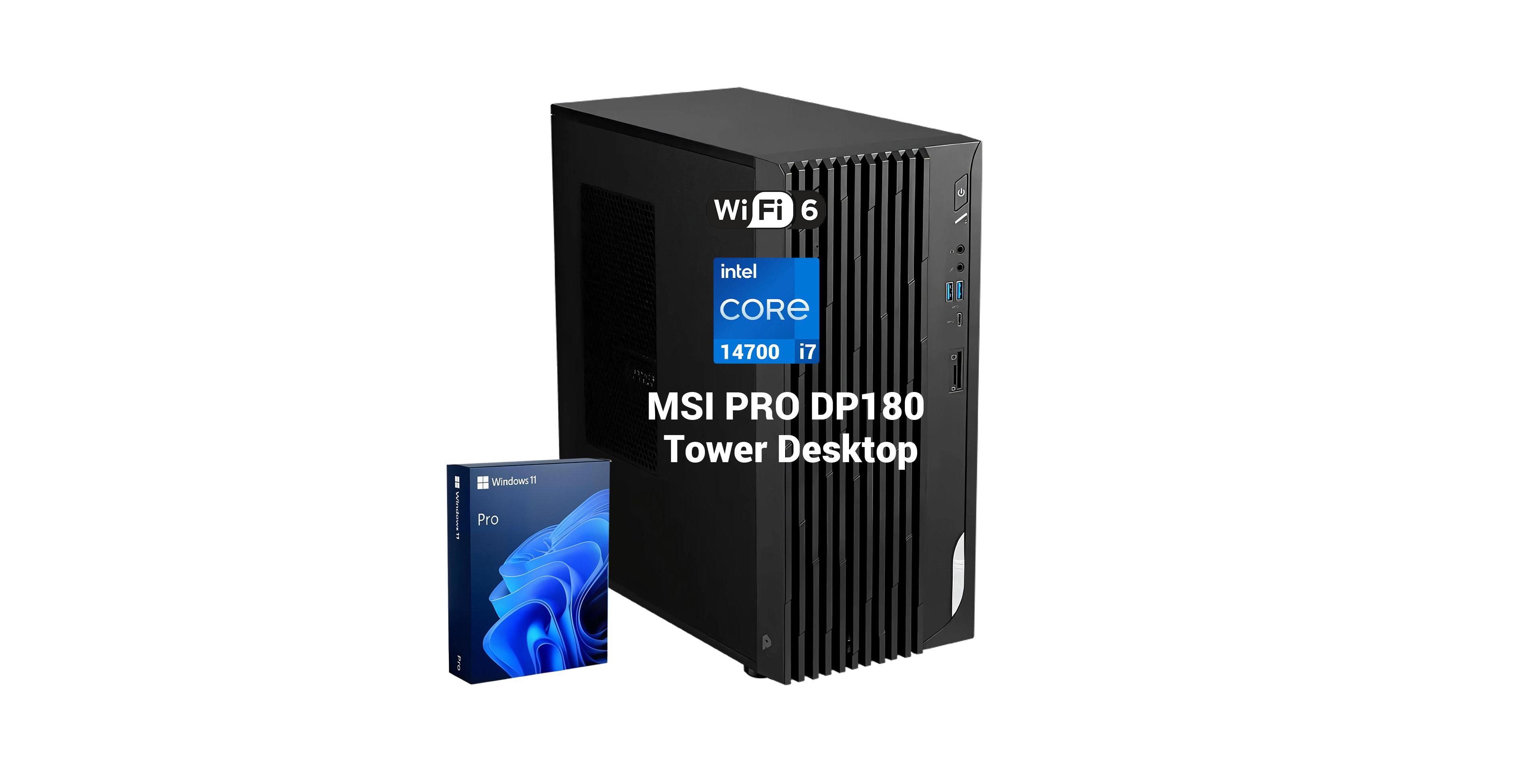 Msi Pro DP180 Intel Core i7-14700 32GB DDR5 Windows 11 Pro