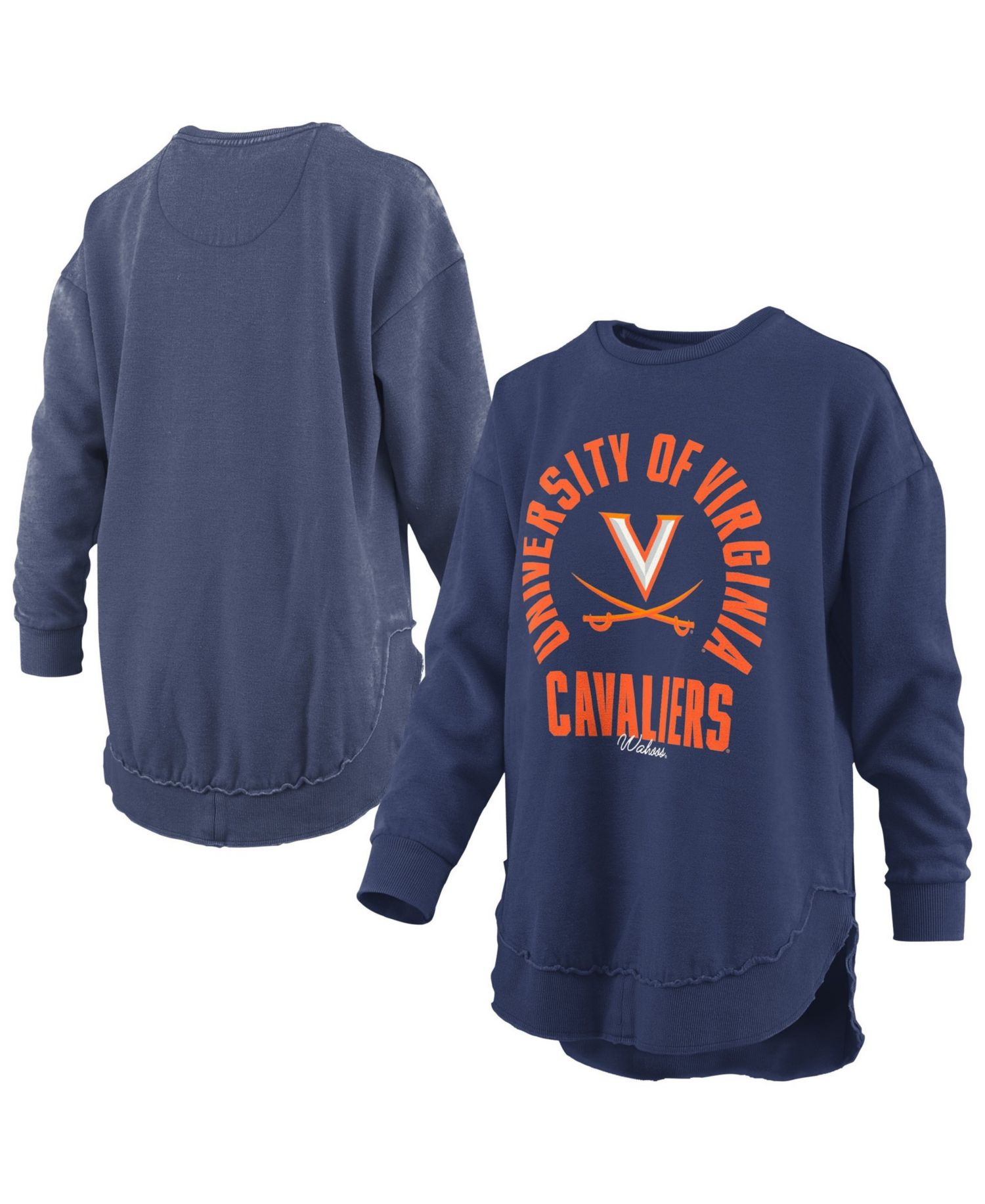 Women's Virginia Cavaliers Blitz Graphic Fleece-Lined Crewneck Sweatshirt