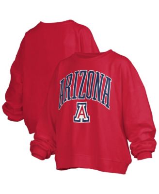 Women's Janise Arizona Wildcats Oversized-Fit Fleece Sweatshirt