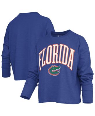 Women's Florida Gators Motley Long-Sleeve Boxy Burnout T-Shirt