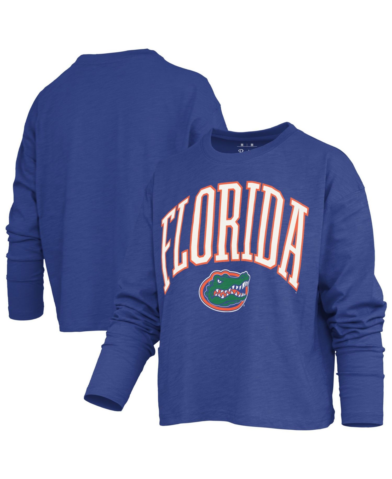 Women's Florida Gators Motley Long-Sleeve Boxy Burnout T-Shirt