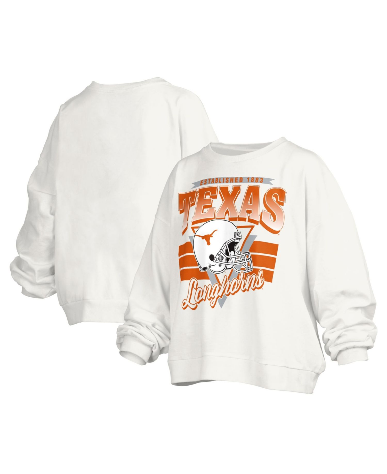 Women's Texas Longhorns Janice Oversized Crewneck Retro Sweatshirt