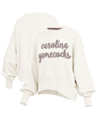 Women's South Carolina Gamecocks Chelsea Oversized Chenille Appliqu&eacute; Pullover Sweatshirt