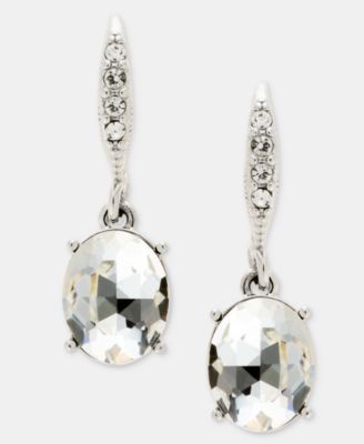Women's Metal-Tone Crystal Drop Earrings