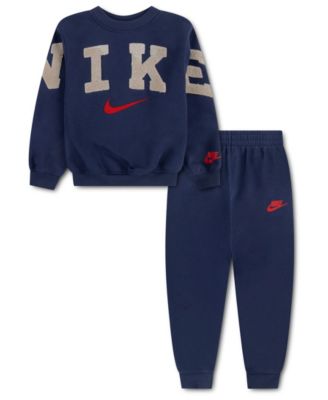 Boys' 4-7 Fleece Crew Sweatshirt and Joggers, 2-Piece Set