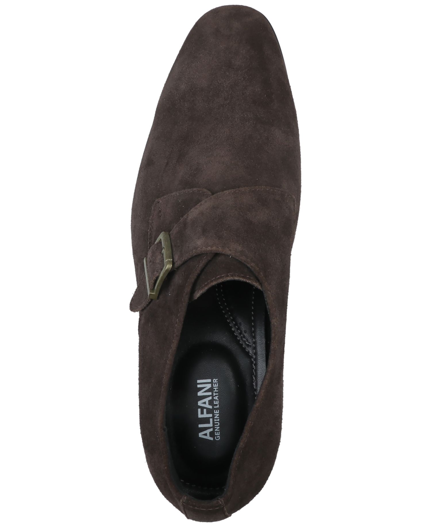 Men's Genuine Suede Monk-Strap Dress Shoes