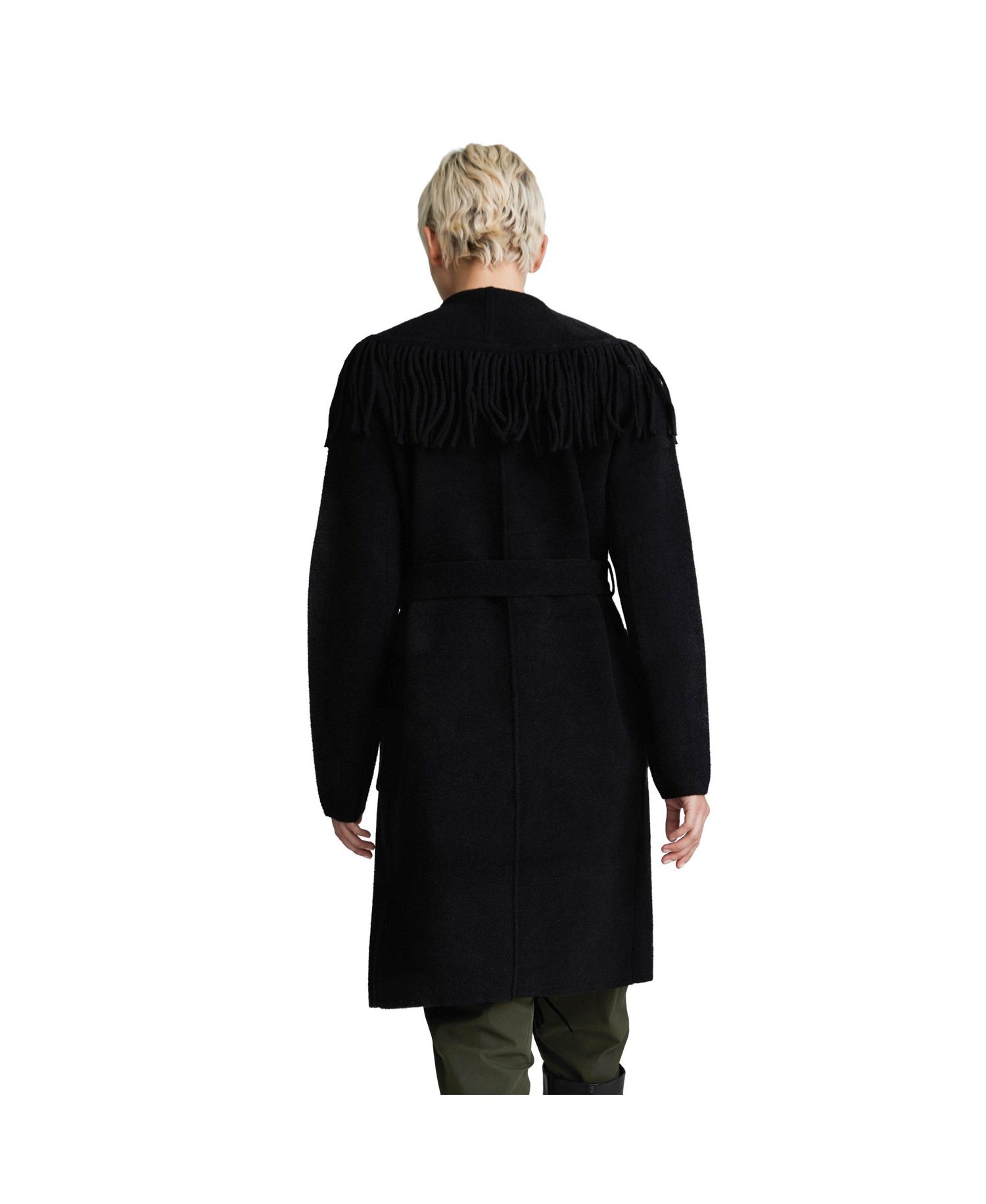 Women's Eyelash Mink Wrap Fringe Coatigan