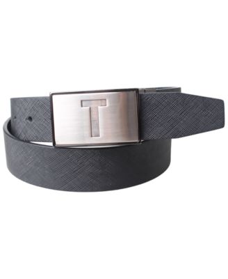Men's Reversible Saffiano Dress Leather Belt
