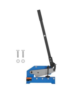 Heavy Duty Manual Hand Plate Shear for Metal Sheet Processing - 12" HS-12 Benchtop Cutter, Q235 Material, Thick Steel Crafting, DIY Enthusiasts