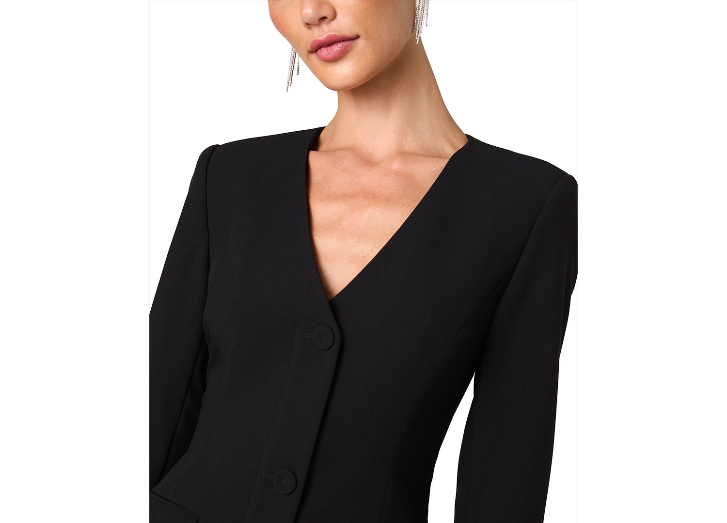 Women's Azra Mini V-Neck Long-Sleeve Dress