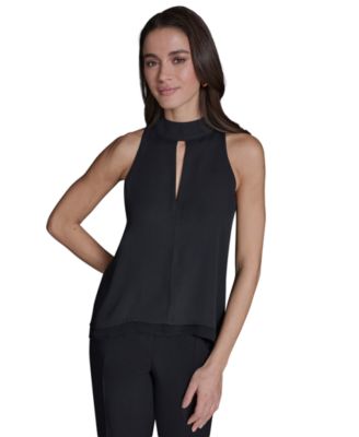 Women's Sleeveless Halter Neck Blouse
