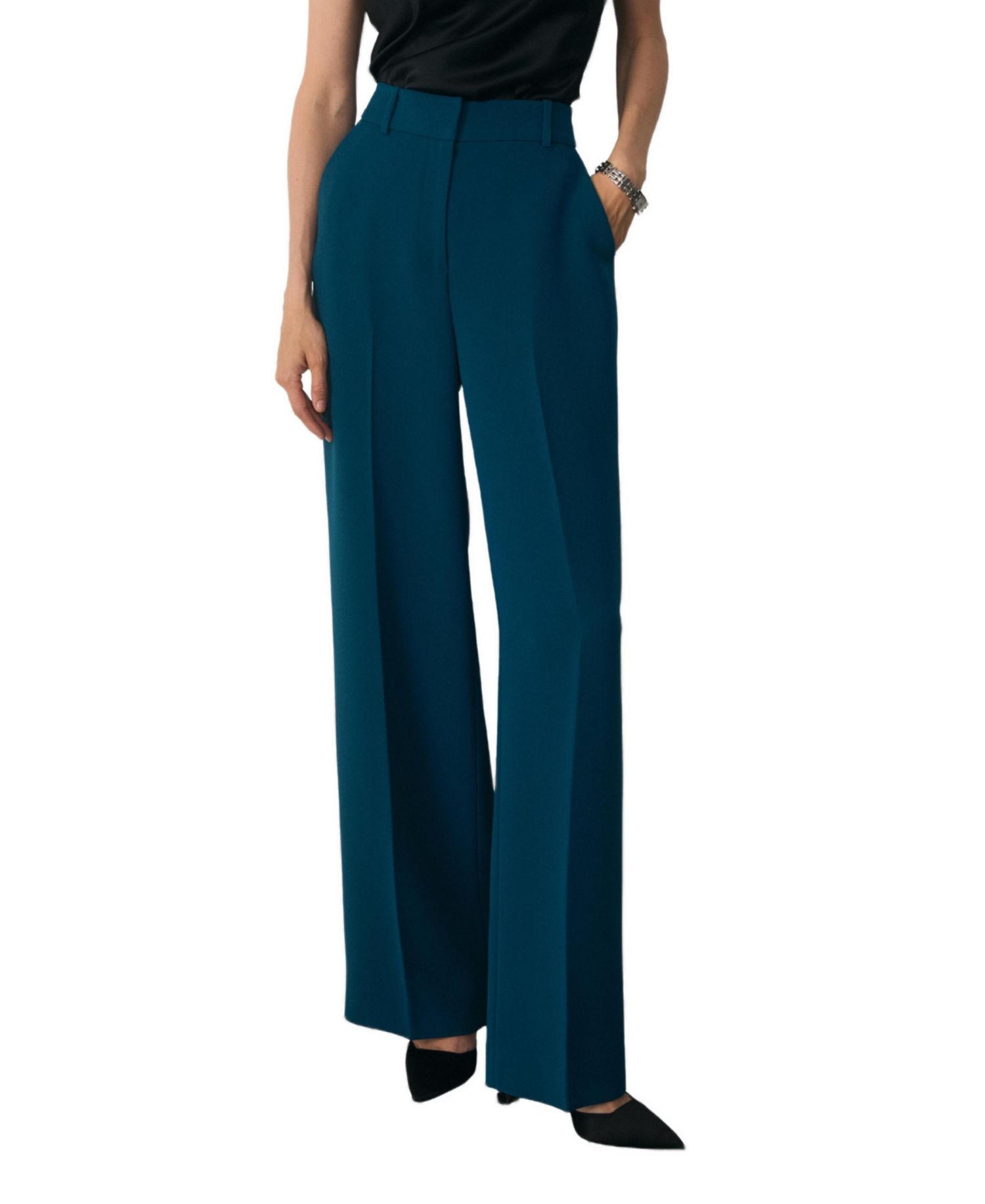 Women's Doppio Adelaide High-Rise Wide-Leg Trousers