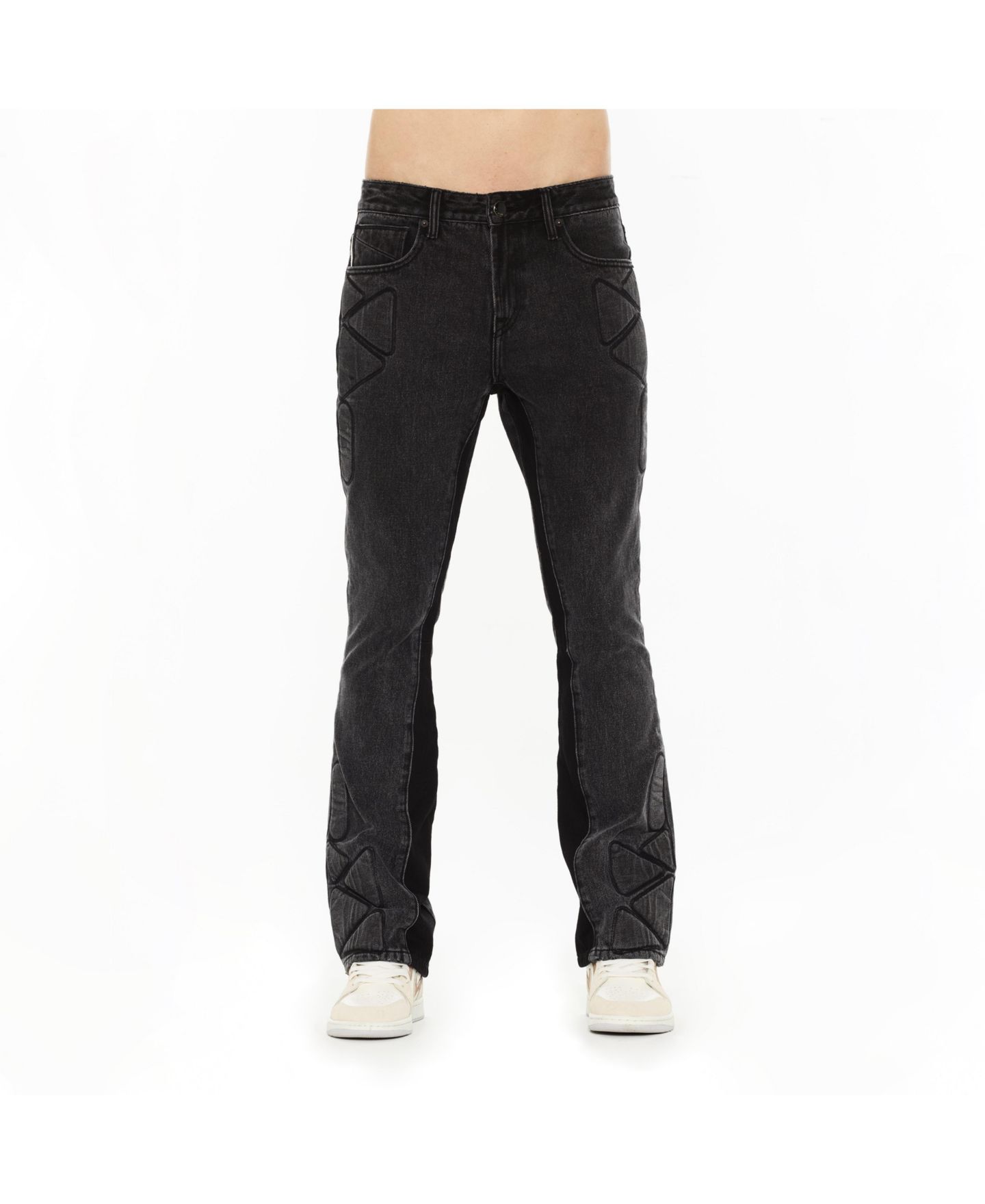 Мужские джинсы Hvman Chosen To Prevail x Cult Hvman mars Bootcut, цвет: Серый — фото 1