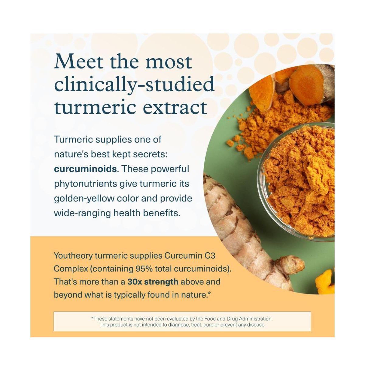 Youtheory Turmeric Extra Strength 1,000 Milligram Muscle and Joint Support Curcuminoids and Bioenhancers Usp Verified 180 Veg Capsules