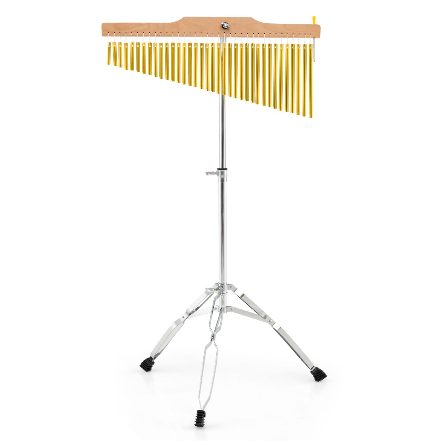 Детские игрушки SUGIFT 36-Bar Single-Row Height-Adjustable Orchestra Chimes with Folding Tripod, Ages 8+, цвет: Золотой — фото 10