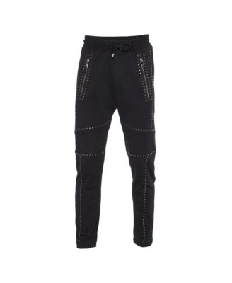 Women's Studded Cotton-Knit Track Pants