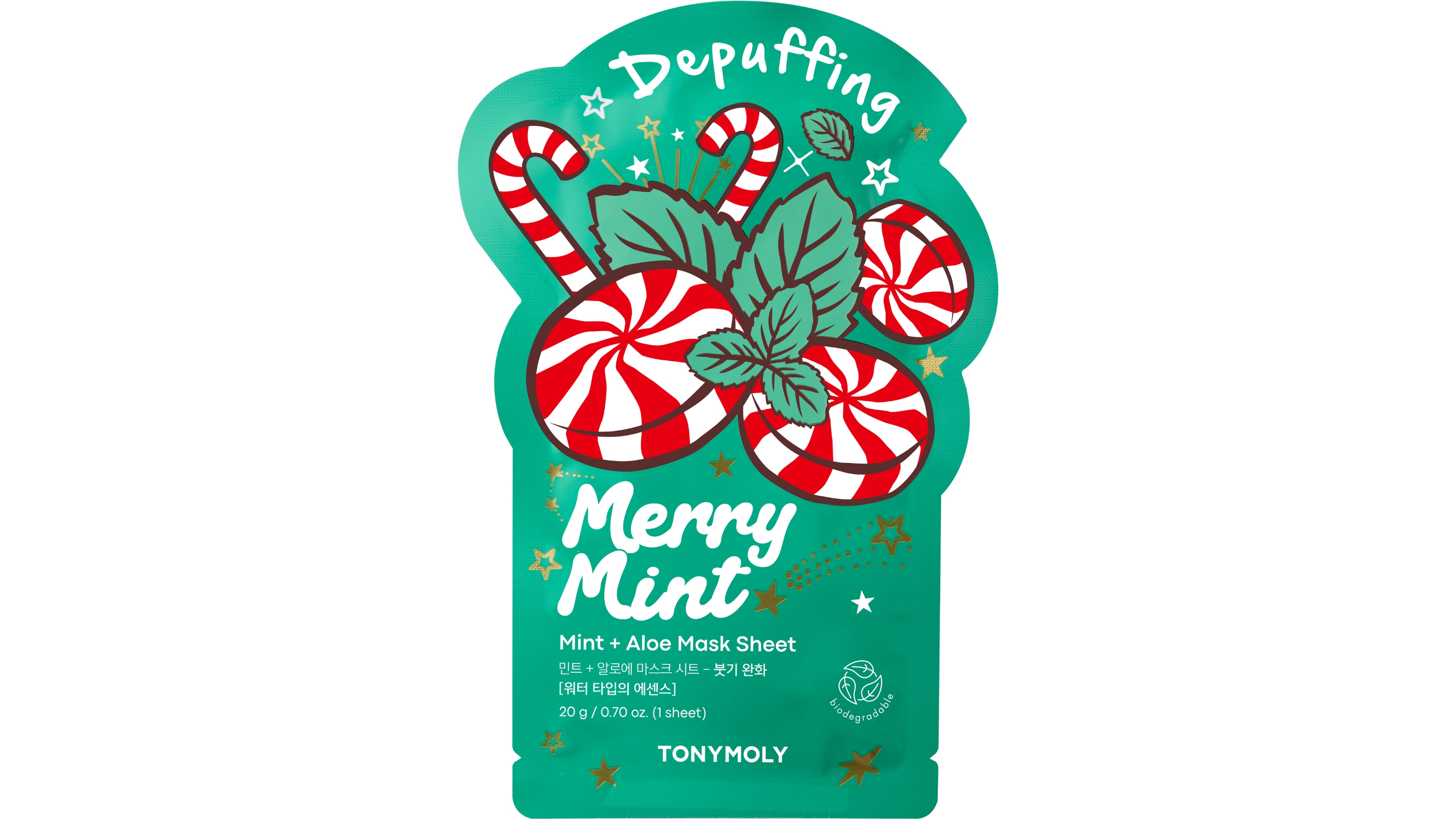 Tonymoly Merry Mint Sheet Mask, 0.7 oz.