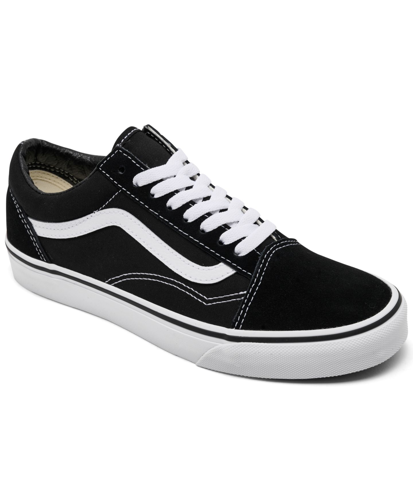 Кроссовки Vans Old Skool Retro Low Top Waffle, цвет: Чёрный / Белый — фото 1