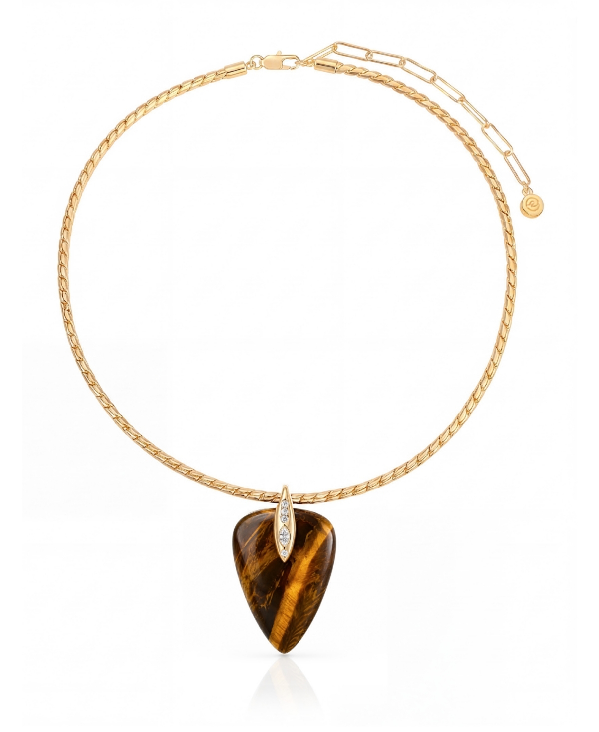 Ettika 18k Gold-Plated Solstice Pendant Choker Necklace