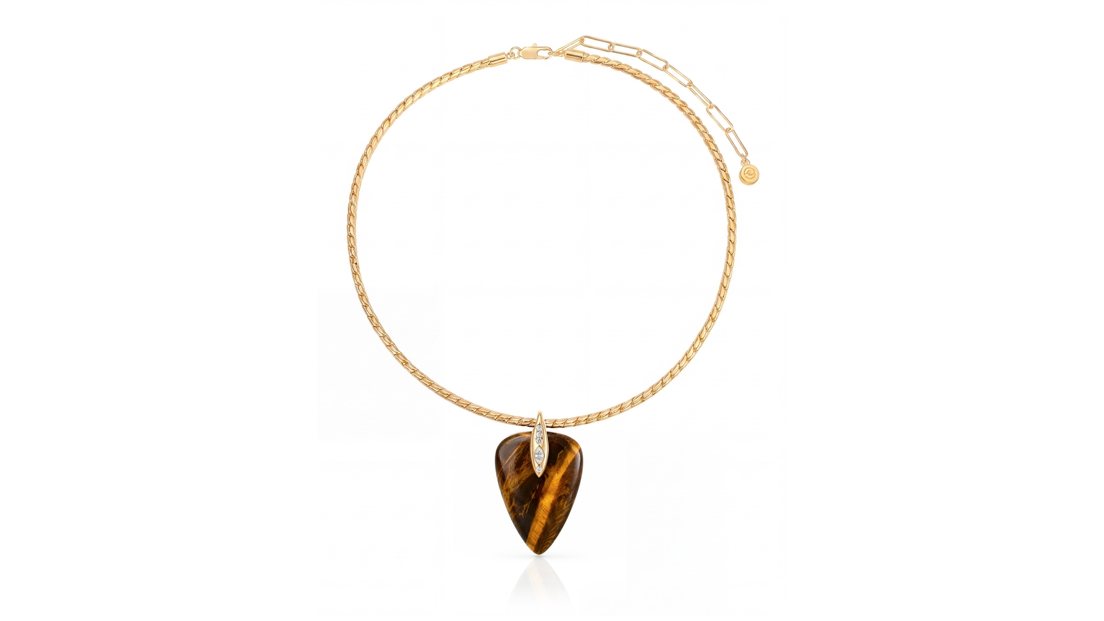 Ettika 18k Gold-Plated Solstice Pendant Choker Necklace