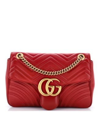 Medium GG Marmont Flap Bag Matelasse Leather